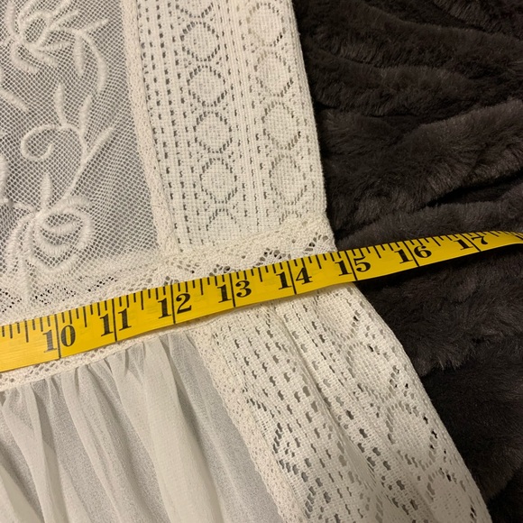Chelsea & Violet Boho Ivory Lace Embroidered Duster – Size Small - *NWOT* - Picture 8 of 9